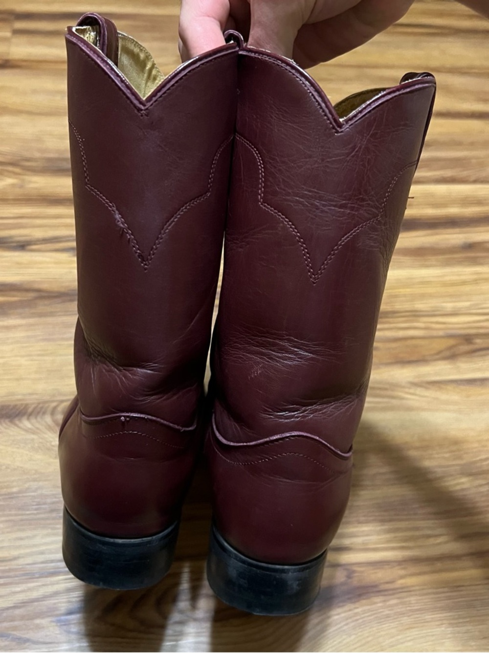 Tony Lama Roper Boots Men’s Size 9E - Picture 5 of 7